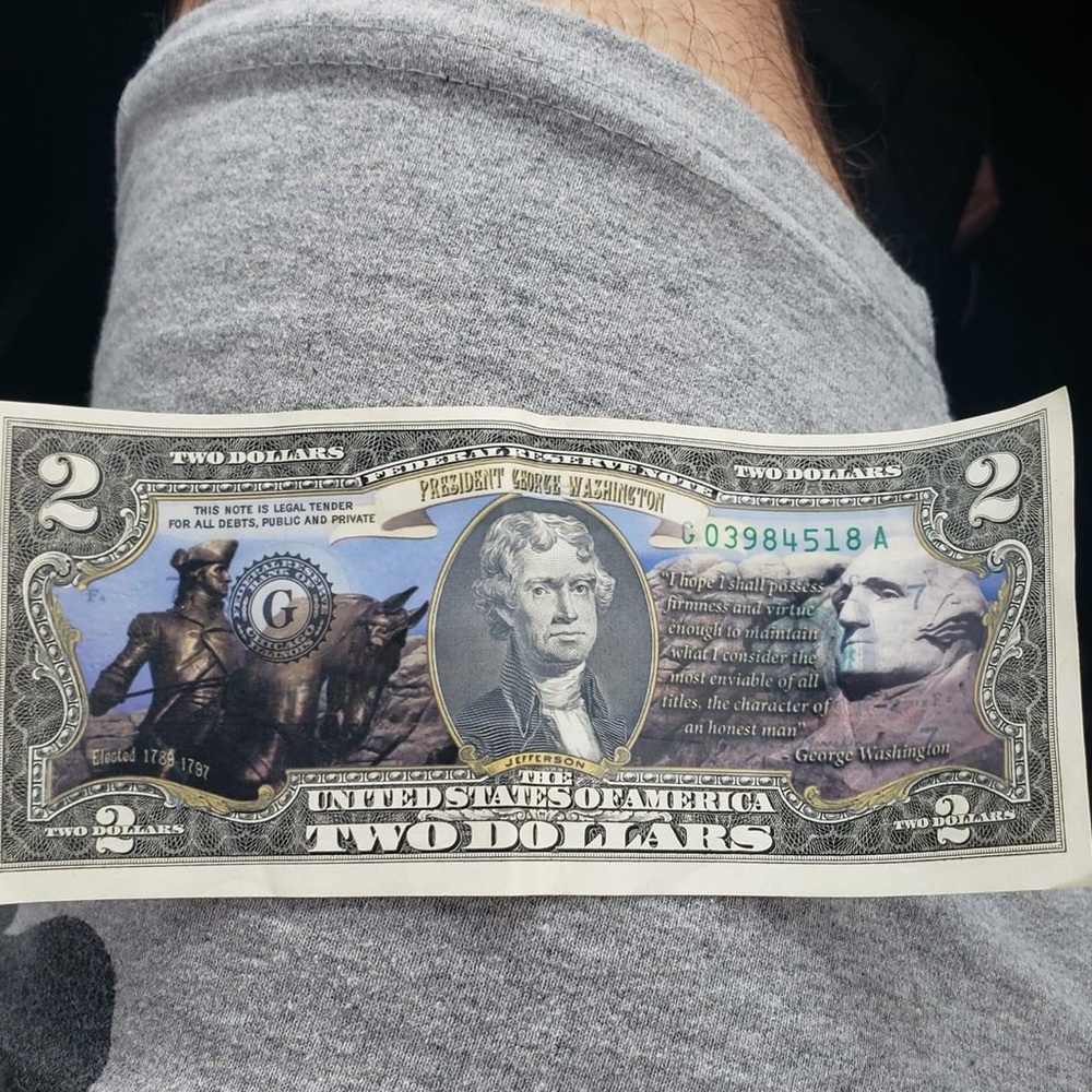 2 dollar bill